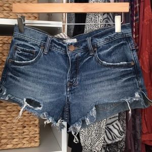 Free People Jean Shorts